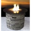 Living Source International 24'' H x 32'' W Fiber Reinforced Concrete Outdoor Fire Pit Table