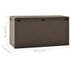 Garden Storage Box Brown 44.9"x18.5"x23.6"