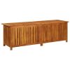 Patio Storage Box 68.8"x19.6"x22.8" Solid Acacia Wood