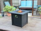 28' Slat Top Gas Fire Pit Table